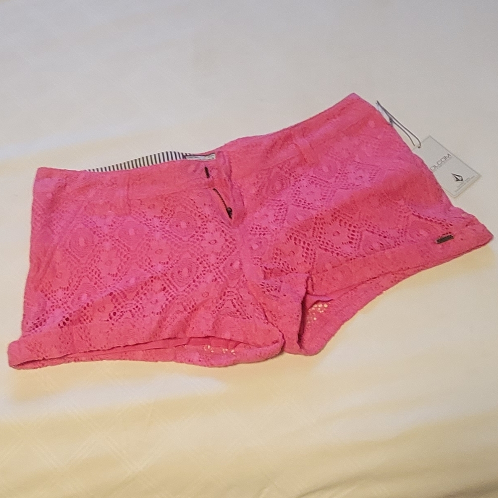 NWT Volcom Lace Shorts